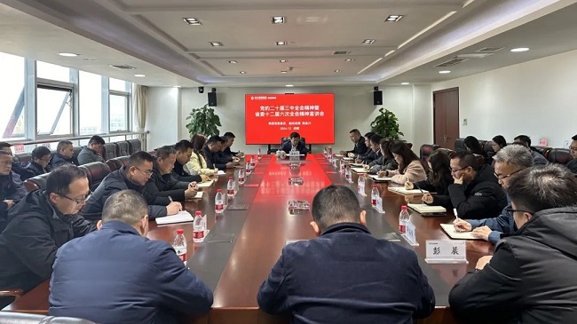 集團(tuán)黨委委員、副總經(jīng)理?xiàng)罱鸫ǖ焦拘v黨的二十屆三中全會(huì)和省委十二屆六次全會(huì)精神